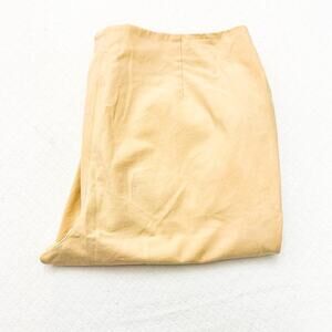 Piazza Sempione Audrey P315 Khaki Pants Cropped Straight Leg Size IT50